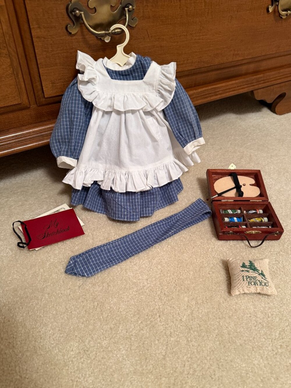 Samantha's (American Girl Doll) play dress and summer amusements